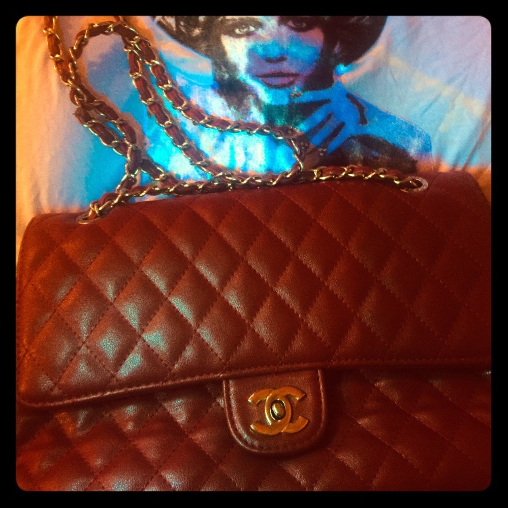 Cranberry/pomegranate 🍎 RED Quilted purse 👜
